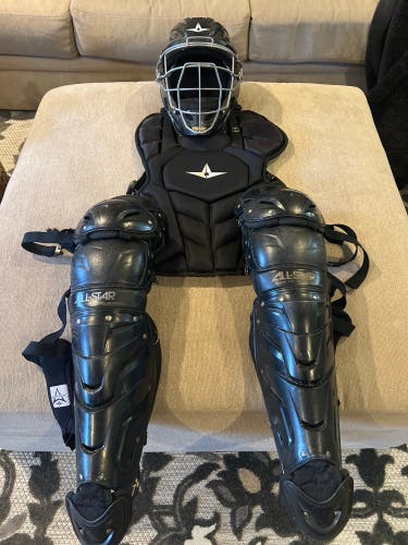 Used  All Star System 7 Catcher's Set