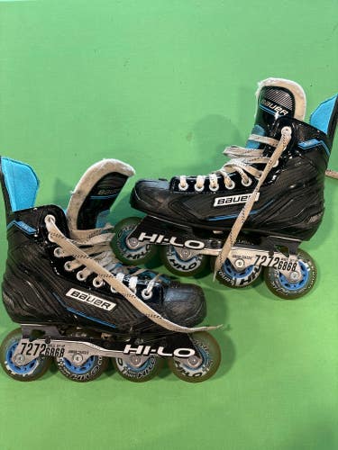 Used Junior Bauer RSX Inline Skates Regular Width Size 4