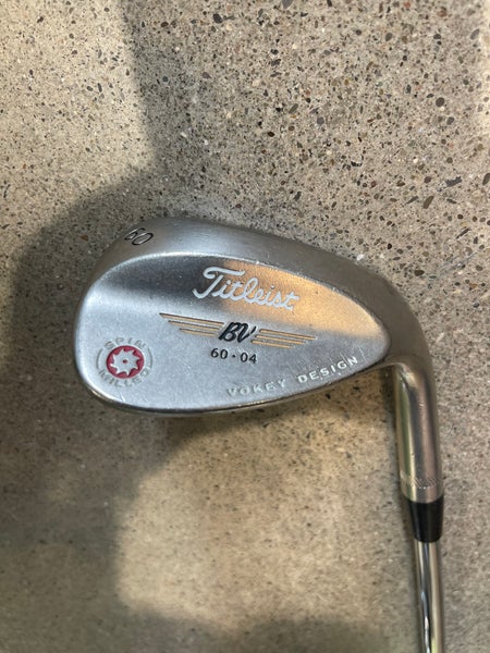 Used Men's Titleist BV Vokey Spin Milled 60-04 Wedge Right Handed 60 Degree