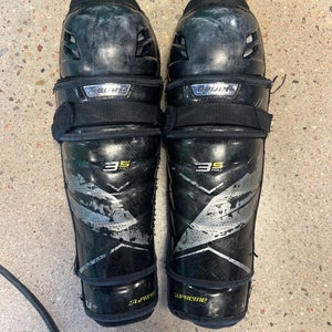 Used Senior Bauer Supreme 3S Pro Shin Pads 14"