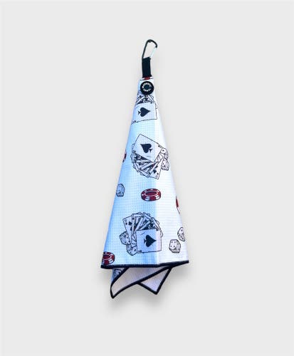 Poker Golf Magnet Towel