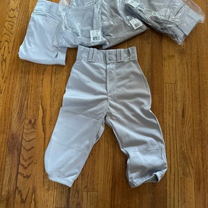 5 Pairs of Brand New Adult XS Baseball Pants