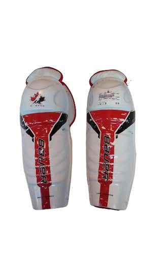 Used Bauer Canada 11" Hockey Shin Guards
