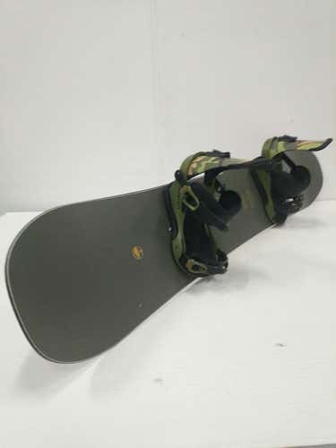 Used Arbor Parabolic-rocker W Union Binding 155 Cm Men's Snowboard Combo