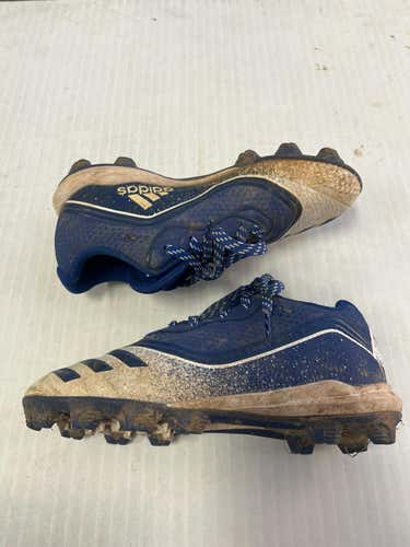 Used Adidas Cleat Junior 02.5 Baseball And Softball Cleats