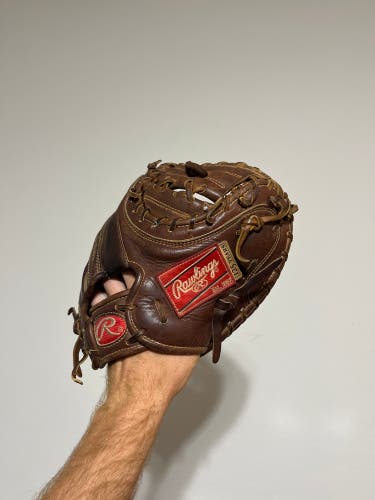Rawlings heart of the hide dual core 32.5 catchers mitt baseball glove