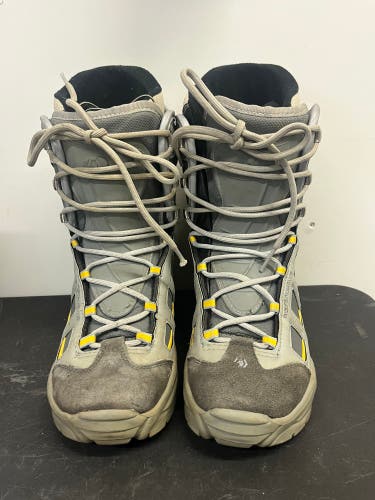 Used Northwave Lace-Up Snowboard Boots Size 10 Gray