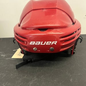 Used Medium Bauer 7500 Helmet 6 7/8-7 1/2 Maroon A R3 S3 L2