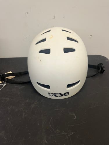 Used TSG Evolution Bike/Skate Helmet LG/XL White 0A8
