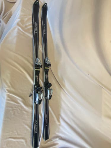 Used HEAD 160 cm All Mountain Carve Light Skis With Bindings