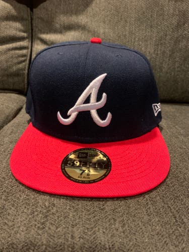 Atlanta Braves 7 5/8 New Era Hat NWT