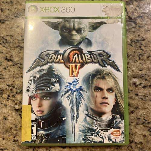 Soul Calibur IV (Microsoft Xbox 360, 2008) w/ manual