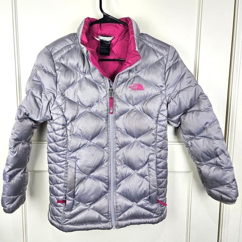 The North Face Girls 550 Quilted Goose Down Puffer Jacket Coat Size: L 14/16