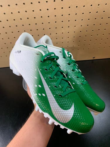 NEW Size 10.5 Nike Vapor Untouchable speed 3 Lacrosse Football Cleats Green White
