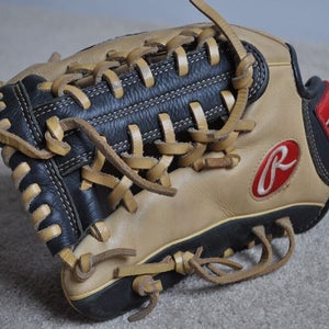 11.5" Rawlings Gold Glove Elite GGE115PTMT Leather Baseball Glove LHT
