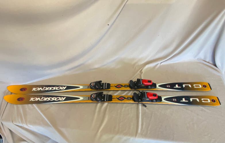 Used Rossignol 177 cm All Mountain Dualtech Skis With Bindings