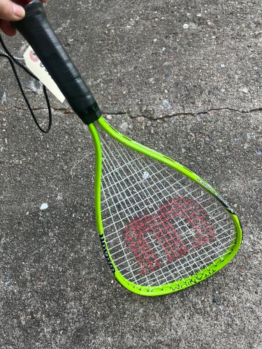 Used Wilson Racquetball Racquet Titanium XS-3 7/8 Crushing Power  0A2