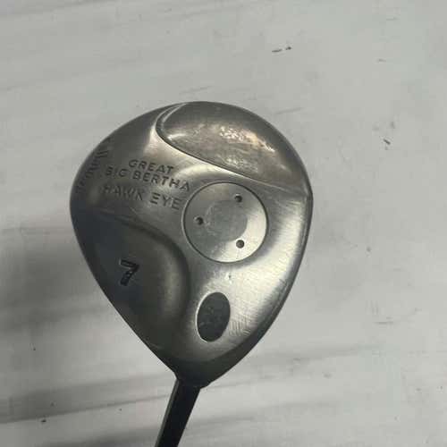 Used Callaway Great Big Bertha Hawkeye 7 Wood Stiff Flex Graphite Shaft Fairway Woods