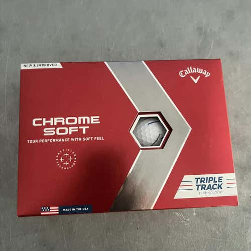 Used Callaway Chrome Soft Golf Balls