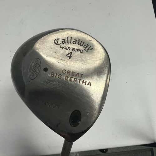 Used Callaway Big Bertha 4 Wood Stiff Flex Graphite Shaft Fairway Woods