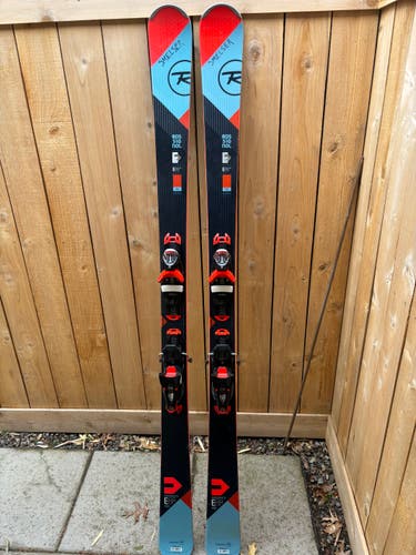 Used 2017 Unisex Rossignol 180 cm All Mountain Experience 88 Skis With Bindings Max Din 12