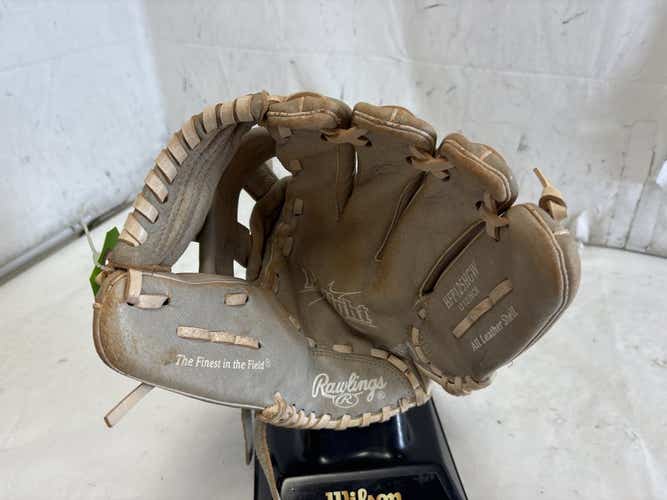 Used Rawlings Highlight Hfp125hgw 12 1 2" Leather Shell Fastpitch Softball Fielders Glove