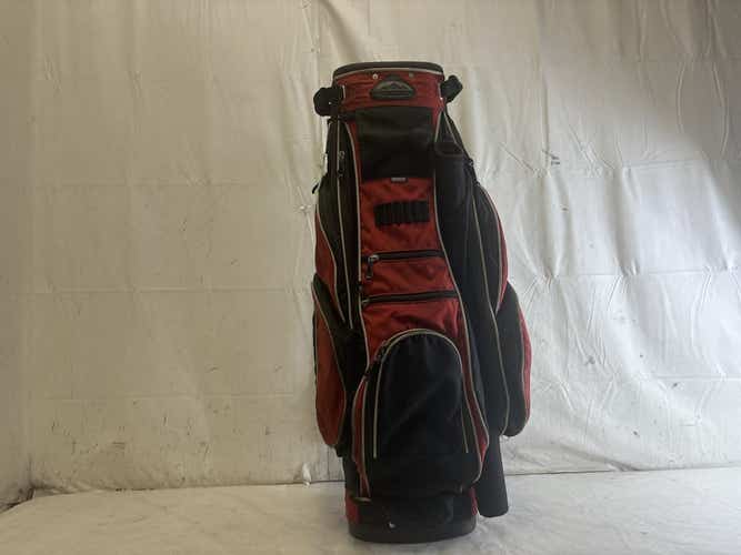 Used Sun Mtn Phantom 14-way Golf Cart Bag W Rain Hood - No Carry Strap