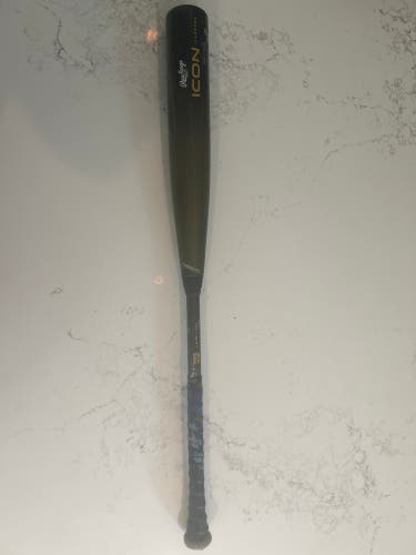 Used 2024 Rawlings BBCOR Certified Composite 30 oz 33" Icon Bat