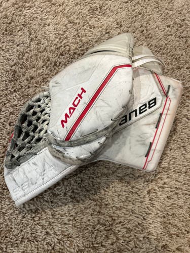 Used Bauer Mach Regular Goalie Glove