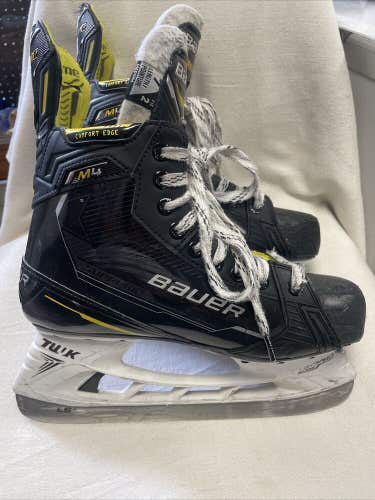 Senior Adult Size 7 Fit 2 Bauer Supreme M4 Ice Hockey Skates