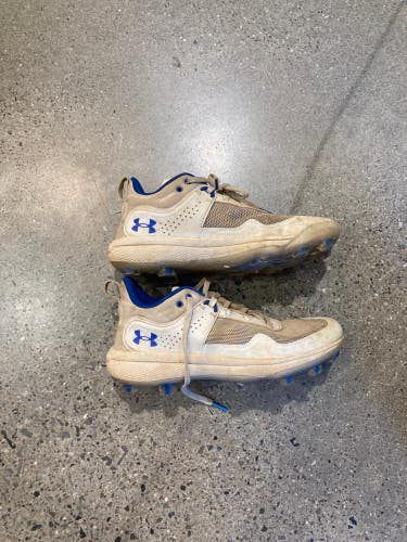 Used Women's 6.0 Under Armour Glyde Low Top Footwear Molded Cleats