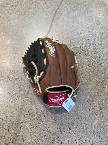 Brown Used Rawlings Premium Series Left Hand Throw Pitcher's Baseball Glove 11.5"