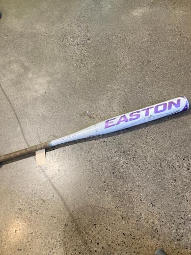 White Used Easton amethyst Bat (-11) Alloy 21 oz 32"