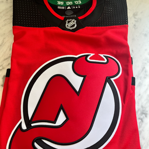 New "New Jersey Devils" Size 56 Men's Adidas Game Jersey