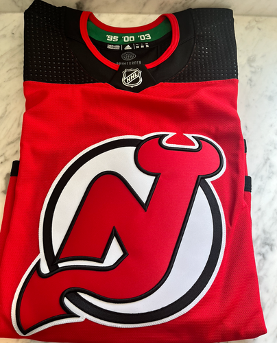 New "New Jersey Devils" Size 56 Men's Adidas Game Jersey