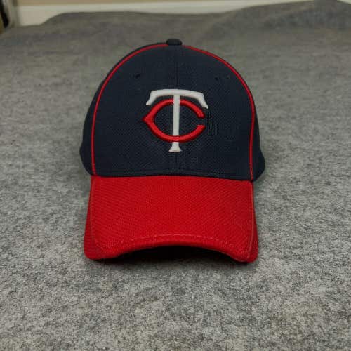 Minnesota Twins Mens Hat Cap Navy Red Flex Small New Era 39Thirty Baseball MLB