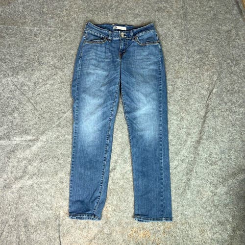Levis Women Jeans 29 Blue Skinny Denim Pant Curvy Western Capsule Classic Work