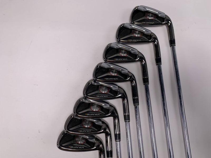 TaylorMade 2009 Burner Iron Set 4-PW+AW Burner Superfast Regular Steel Mens RH