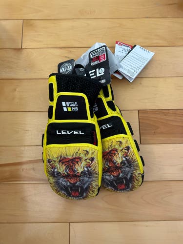 Yellow New Medium Level Gloves