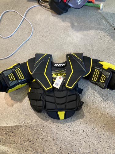 Used Junior Small / Medium CCM Premier R1.5 Goalie Chest Protector