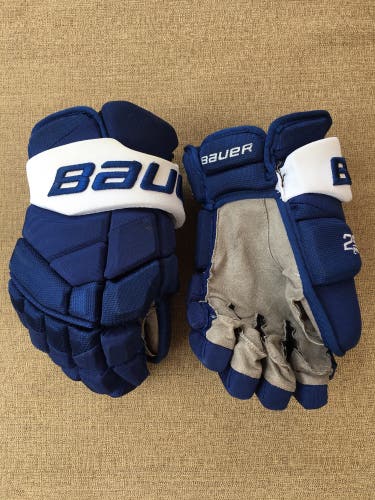 Toronto Maple Leafs Bauer Supreme 2S Pro Stock Hockey Gloves 13”