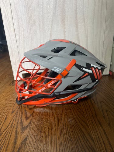 MLL Denver Outlaws Game Used  Cascade S Helmet