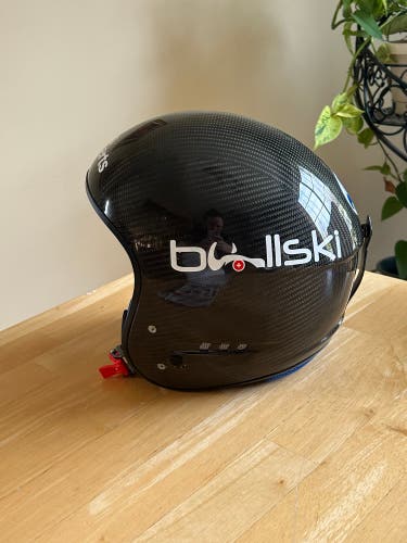 Used Unisex Bullski CARBON Helmet FIS Legal