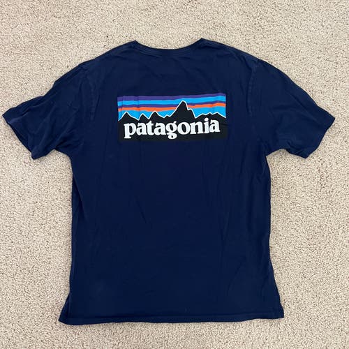 Patagonia T-Shirt Navy Men's Size Medium