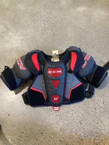 Used Large Junior CCM U+ Shoulder Pads