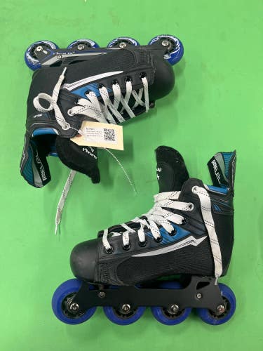 Used Junior Alkali Revel Inline Skates Regular Width Size 2