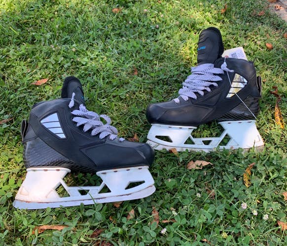 Used Senior True Custom Pro Hockey Goalie Skates - Size 7