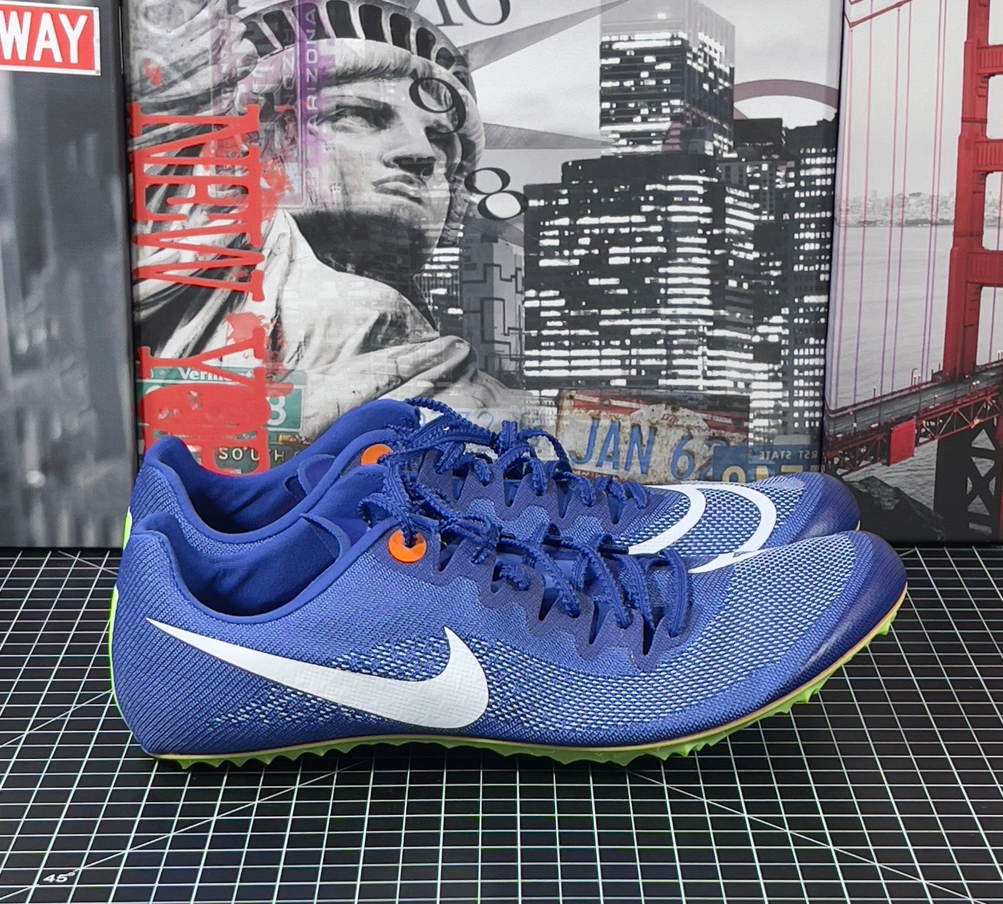 オンライン通販店 NIKE ZOOM JA FLY スパイクシューズ ブルー 【公式通販】
