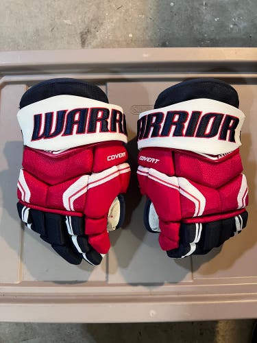 Red White Blue Warrior Covert QRE Gloves 13” Pro Stock Gloves