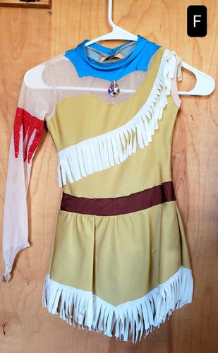 Child Pocahontas Skating Costume